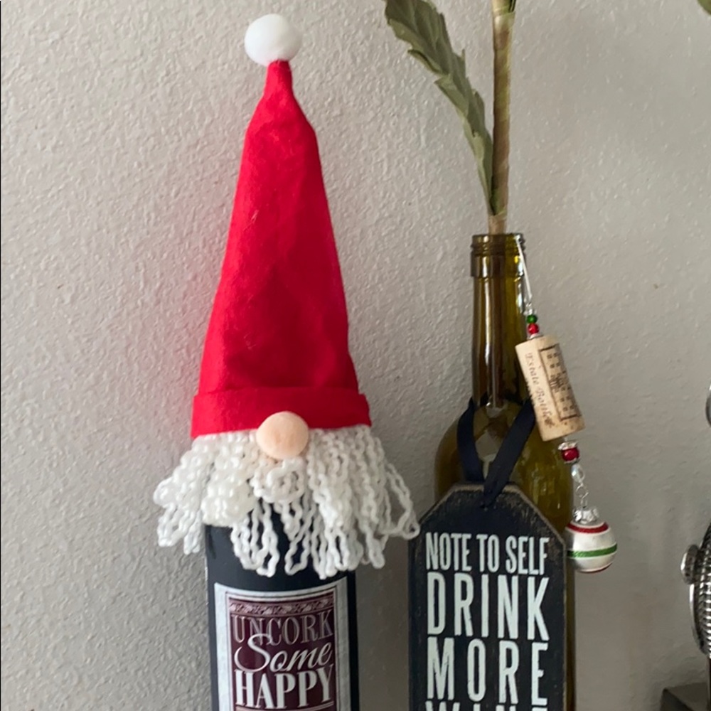 Gnome bottle cover Pier 1 Christmas
